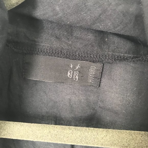 NOT FOR SALE - Moyuru Avant Garde Goth Button Down Blouse - Picture 7 of 11